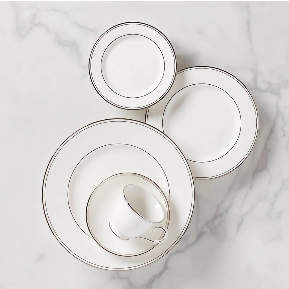 COPY - Lenox Federal Platinum 5 Piece Place Setting Fine Bone China